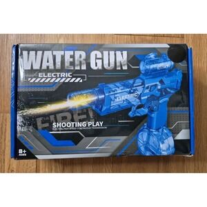 Electric Water Gun with Tracer, High‎ Capacity High Powered Squirt Gun - Blue